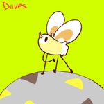  animal_ears animated animated_gif artist_name black_eyes blush_stickers cutiefly diives green_background lowres no_humans open_mouth pokemon pokemon_(creature) pokemon_sm signature simple_background smile surprised text togedemaru walking wings 