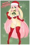  2017 anthro blush_(blushtroke) blushstroke breasts christmas clothed clothing female fur hair holidays lagomorph mammal navel rabbit solo 
