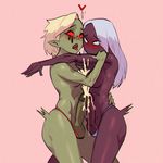  &lt;3 5_fingers ahegao alien black_skin blush breasts clothed clothing cum cum_on_body cumshot dickgirl dickgirl/dickgirl digital_media_(artwork) dot_eyes duck_dodgers duo ejaculation erection freckles frottage green_skin hair hug intersex intersex/intersex long_hair looking_pleasured lord_dominator not_furry open_mouth orgasm panties queen_tyr&#039;ahnee r8-18 red_sclera sex short_hair standing standing_sex tongue tongue_out topless underwear wander_over_yonder white_hair 