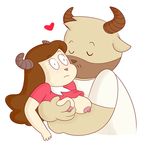  &lt;3 2017 anthro beard belisssyma blush breasts caprine chun-ni digital_media_(artwork) duo exposed_breasts eyes_closed facial_hair female fur goat grope horn husband_and_wife kissing male male/female mammal mature_female miao_cheng_gong miracle_star nipples portrait simple_background tan_fur white_background wide_eyed 