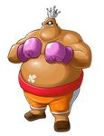  absurdres boxing boxing_gloves boxing_shorts highres king_hippo male_focus official_art punch-out!! shorts solo 