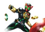  bad_id bad_pixiv_id belt denji dutch_angle kamen_rider kamen_rider_ooo kamen_rider_ooo_(series) male_focus o_medal solo 