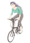  azumanga_daiou bicycle casual folding_bicycle ground_vehicle highres jf sakaki solo 