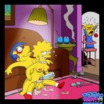  lisa_simpson maggie_simpson milhouse_van_houten the_simpsons toon-party 