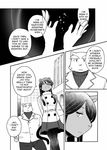  anthro bear clothing comic cotton_(artist) english_text feline female hair jingu_sayoko kuro_(tooboe_bookmark) long_hair male mammal monochrome text tooboe_bookmark 