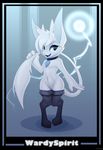  &lt;3 ambiguous_gender anthro bands blue_eyes clothing collar fan_character girly guardian_spirit legwear open_mouth ori_and_the_blind_forest stockings video_games warden006 wardy 