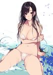  ane_naru_mono bikini breast_hold cameltoe chiyo pochi_(pochigoya) swimsuits tagme wardrobe_malfunction wet 