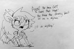  canine dialogue english_text fangs female fur ghoul_school hair mammal open_mouth scooby-doo_(series) tailwag text tjpones traditional_media_(artwork) were werewolf winnie_werewolf 