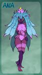  2017 anthro anthrofied big_breasts blue_eyes blush breasts fangs female hi_res looking_at_viewer mareanie nintendo nipples nude pinup pok&eacute;mon pok&eacute;mon_(species) pok&eacute;morph pose punishedkom pussy shy signature simple_background solo video_games yellow_sclera 
