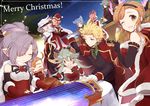  5girls alternate_costume blonde_hair blue_hair brown_hair christmas christmas_tree closed_eyes collared_shirt draph erune esser funf glass gloves granblue_fantasy green_eyes grey_hair harvin jacket long_hair multiple_boys multiple_girls necktie night night_sky nio_(granblue_fantasy) nozomu144 okto one_eye_closed pink_hair quatre_(granblue_fantasy) red_hair shirt siete six_(granblue_fantasy) sky song_(granblue_fantasy) spiked_hair thalatha_(granblue_fantasy) tree uno_(granblue_fantasy) white_hair 