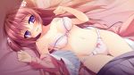  anapom bed bra ootori_maria panties shukufuku_no_kane_no_oto_wa_sakura-iro_no_kaze_to_tomo_ni underwear 