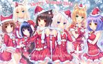  animal_ears azuki azuki_(neko_para) caramell chocolat christmas cinnamon_(neko_para) coconut maple_(neko_para) minazuki_shigure neko_para neko_works nekomimi sayori vanilla 