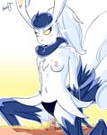  2015 anthro anthrofied blush breasts clothing conditional_dnp cum cum_in_pussy cum_inside cum_on_clothing digital_media_(artwork) duo ejaculation erection feline female fur galaxyoron hair human human_on_anthro interspecies long_ears male male/female male_penetrating mammal meowstic multi_tail nintendo nipples open_mouth orgasm panties panties_aside penetration penis pok&eacute;mon pok&eacute;mon_(species) pok&eacute;morph pok&eacute;philia pussy red_eyes sex simple_background underwear underwear_aside vaginal vaginal_penetration video_games white_fur yellow_eyes 