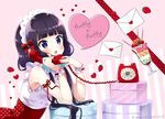  :d arm_ribbon blend_s blush bow box corded_phone dated food frilled_shirt frills fruit hair_bow hands_up headdress heart holding holding_phone letter long_hair love_letter low_twintails nail_polish neki_(wakiko) open_mouth parfait phone pocky polka_dot polka_dot_bow polka_dot_skirt purple_eyes purple_hair red_bow red_nails red_ribbon red_skirt ribbon rotary_phone sakuranomiya_maika scrunchie shirt skirt sleeveless sleeveless_shirt smile solo strawberry talking_on_phone twintails twitter_username upper_teeth very_long_hair white_scrunchie white_shirt wrist_scrunchie 