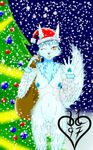  anthro blackwing97 breasts canine christmas crystal eyes_closed female feral fox fur hat holidays mammal nipples nude pussy santa_hat solo star_wars vulptex yellow_eyes 