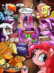  2017 angry applejack_(mlp) book box christmas cowboy_hat cup discord_(mlp) dragon earth_pony english_text equine feathered_wings feathers female feral fluttershy_(mlp) friendship_is_magic group hair hat holidays horn horse inside looking_at_viewer male mammal multicolored_hair my_little_pony pegasus pinkie_pie_(mlp) pony rainbow_dash_(mlp) rarity_(mlp) renokim scalie spike_(mlp) starlight_glimmer_(mlp) tea_cup text twilight_sparkle_(mlp) two_tone_hair unicorn winged_unicorn wings 