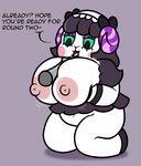  2017 animal_crossing anthro big_breasts breasts caprine cum cumshot digital_media_(artwork) ejaculation female hi_res horn huge_breasts humanoid_penis lipstick makeup male mammal mr.under muffy_(animal_crossing) nintendo nipples nude open_mouth orgasm penis sex sheep simple_background smile text thick_thighs titfuck video_games wool 