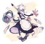  apron artist_request broom enmaided maid no_humans pokemon pokemon_sm solo ultra_beast xurkitree 