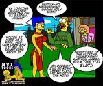  marge_simpson maude_flanders ned_flanders nev the_simpsons 