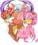  amy_rose rouge_the_bat sally_acorn sega sonic_team thegreenspike 