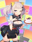  cleavage kaguya_luna kaguya_luna_(character) tam-u thighhighs 