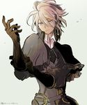  artist_name brown_eyes deere_(fire_emblem_if) fire_emblem fire_emblem_if gloves grey_hair male_focus simple_background solo torisudesu white_background 