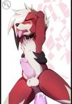  2017 anal anal_penetration anthro balls better_version_at_source canine cum cum_in_ass cum_inside digital_media_(artwork) ejaculation erection feral fur hair hi_res humanoid_penis luxuria lycanroc male mammal midnight_lycanroc nintendo open_mouth orgasm penetration penis pok&eacute;mon pok&eacute;mon_(species) precum red_eyes red_fur sex simple_background solo teeth tongue tongue_out video_games white_background white_fur 