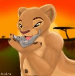  anthro antira areola breasts cunnilingus disney erect_nipples feline female female/female lion mammal mouse nala nipples oral predator/prey rodent sex size_difference the_lion_king tongue tongue_out vaginal 