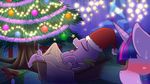  2017 bed bedding blanket blush bow christmas christmas_lights christmas_tree crystals dragon equine erection eyebrows eyes_closed female friendship_is_magic garland gift hair hat holidays horn horse inside lights lying male mammal multicolored_hair my_little_pony on_back open_mouth ornaments pony ribbons santa_hat sleeping solo_focus spike_(mlp) star sweat teeth tongue tongue_out tree twilight_sparkle_(mlp) vavacung wet_dream 