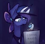  2016 beverage coffee equine friendship_is_magic horn horse loneless-art mammal my_little_pony pony princess_luna_(mlp) trixie_(mlp) unicorn winged_unicorn wings 