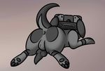  animal_genitalia animal_penis anus backsack balls big_butt butt canine canine_penis digital_media_(artwork) erection feral knot male mammal nintendo nintendo_switch penis presenting presenting_hindquaters rear_view solo switch_dog video_games vonark 