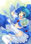  bloomers cirno redcomet thighhighs touhou 