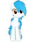  2017 animated askometa blinking blue_hair cute dancing equine eyelashes fan_character feathered_wings feathers female hair looking_at_viewer mammal my_little_pony orange_eyes pegasus simple_background skyshine_power smile solo white_background wings 
