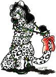  1992 anthro blue_eyes bound bow christmas christmas_lights feline female hair holidays invalid_tag kneeling leopard looking_at_viewer mammal nude sketch solo wolfkidd 