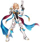  :o aiming armor blonde_hair blue_eyes boots brown_hair chung_seiker deadly_chaser_(elsword) dual_wielding elsword full_armor full_body gloves gun holding holding_gun holding_weapon looking_at_viewer male_focus multicolored_hair official_art open_mouth ress scarf solo spiked_hair standing streaked_hair symbol-shaped_pupils transparent_background two-tone_hair weapon 