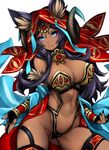  animal_ears bikini_armor fate/grand_order garter hiro_(yuto_noirm08) horns queen_of_sheba_(fate/grand_order) 