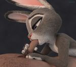  2017 3d_(artwork) adamb/fluffy anthro blender_(software) digital_media_(artwork) disney duo erection faceless_male fellatio female fur human human_on_anthro interspecies judy_hopps lagomorph lying male male/female mammal oral penis rabbit sex simple_background zootopia 