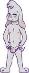  alpha_channel anthro asriel_dreemurr boss_monster caprine clothing cub erection goat humanoid_penis knottykitten low_res male mammal penis solo undertale underwear video_games young 