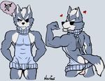  &lt;3 anthro anus balls bottomless butt canine clothed clothing flexing looking_at_viewer male mammal muscular muscular_male nintendo partially_clothed solo star_fox video_games w0lfb0ne wolf wolf_o&#039;donnell 
