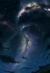  aki_(aki_k6) dutch_angle highres milky_way nebula night night_sky no_humans original outdoors scenery sky star_(sky) starry_sky 