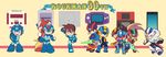  anniversary arm_cannon black_eyes blonde_hair blue_eyes brown_hair cellphone chibi closed_mouth commentary_request copyright_name energy_sword famicom game_boy_advance game_console green_eyes grey_(rockman) handheld_game_console helmet highres hoshikawa_subaru_(rockman) miyata_(lhr) multiple_boys nintendo_ds open_mouth over-1_(rockman) phone playstation rock_volnutt rockman rockman_(character) rockman_(classic) rockman_dash rockman_exe rockman_exe_(character) rockman_x rockman_xover rockman_zero rockman_zx rockman_zx_advent ryuusei_no_rockman smartphone smile super_famicom sword weapon x_(rockman) zero_(rockman) 