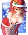  blacksaikou christmas miia_(monster_musume) monster_girl monster_musume_no_iru_nichijou nipples 