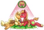  &lt;3 applejack_(mlp) bell big_macintosh_(mlp) brother brother_and_sister cowboy_hat equine female friendship_is_magic hat horse incest kissing male male/female mammal my_little_pony pony scarf sibling sister stetson vavacung 