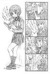 ... 4koma a bangs bbb_(friskuser) blunt_bangs calligraphy_brush clenched_teeth comic commentary_request crossed_legs crying crying_with_eyes_open formal girls_und_panzer greyscale hidden_eyes highres hug itsumi_erika jacket kuromorimine_military_uniform leaning_on_object loafers long_hair long_sleeves md5_mismatch monochrome nishizumi_maho nishizumi_miho nishizumi_shiho notebook open_mouth paintbrush pleated_skirt shoes skirt slapping snot spock spoken_ellipsis spoken_interrobang suit tears teeth thought_bubble translation_request unamused 