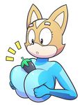  alpha_channel black_eyes black_nose breasts canine crossgender female fox_mccloud fur mammal maypul_syrup nintendo open_mouth solo star_fox tan_fur video_games zero_suit_fox 