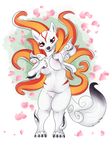  2018 amaterasu anthro anthrofied big_breasts breast_grab breast_squeeze breasts canine capcom deity eeekay female fur hand_on_breast looking_at_viewer mammal nipples nude pussy slightly_chubby smile solo video_games ōkami 