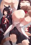  agovitch anal animal_ears ass azur_lane bent_over black_hair black_kimono blush breasts cat_ears censored cum cum_in_ass eyebrows_visible_through_hair fang fellatio hair_over_eyes heart heart-shaped_pupils hetero highres japanese_clothes kimono large_breasts looking_at_viewer looking_back mosaic_censoring multiple_views nipples no_panties non-web_source open_mouth oral paw_pose penis puffy_nipples saliva sex short_hair smile sweat symbol-shaped_pupils testicles thighhighs tongue white_legwear yamashiro_(azur_lane) 