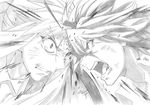  2boys ebina_hidekazu face-to-face fate/apocrypha fate_(series) greyscale high_resolution kotomine_shirou looking_at_another male male_focus monochrome multiple_boys sieg_(fate/apocrypha) 