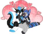  &lt;3 anthro antlers avian commissions_open crownedvictory hand_holding holidays horn invalid_tag valentine&#039;s_day 