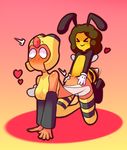  &lt;3 ambiguous_penetration arthropod bee blush bottomless clothed clothing female from_behind_(disambiguation) insect male male/female nekuzx nintendo penetration pok&eacute;mon pok&eacute;mon_(species) sex vespiquen video_games 